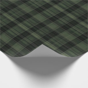 Presente Papel de emblema de Xadrez verde e preto