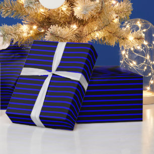 Presente Papel de emblema fino azul
