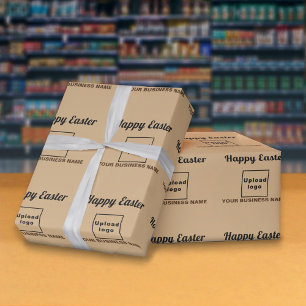 Presente Papel de embreagem comercial de Páscoa castanha cl