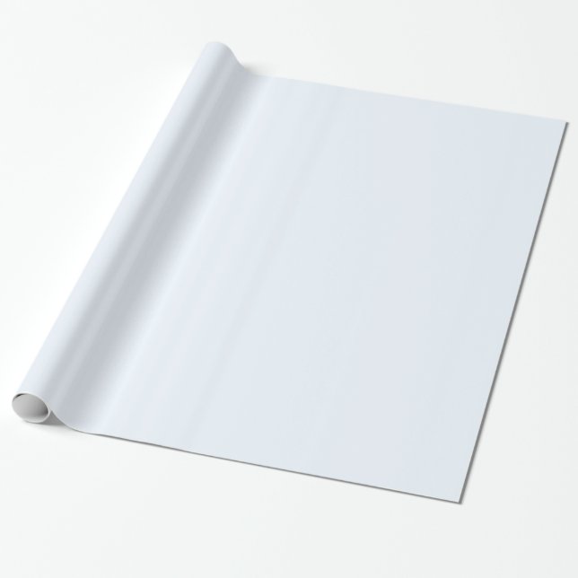 Presente Papel de embrulhamento azul Alice brilhante (Desenrolado)