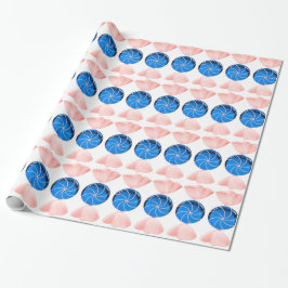 Presente Papel de embrulhamento Blue Candy