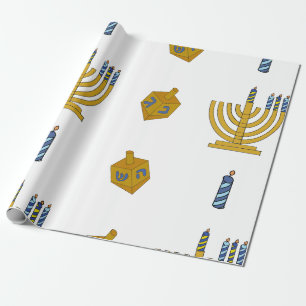 Presente Papel de embrulhamento Chanukah