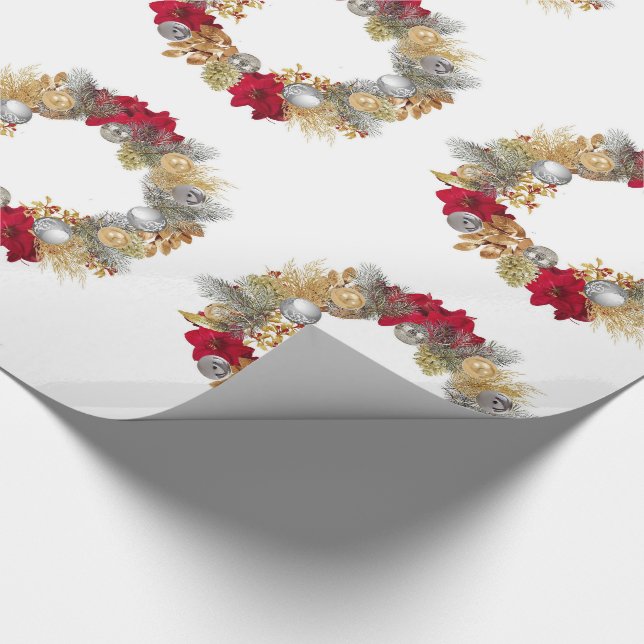 Presente Papel de embrulhamento das mortes de Natal (Ponta)