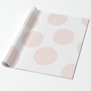 Presente Papel de embrulhamento de Bolinhas rosa