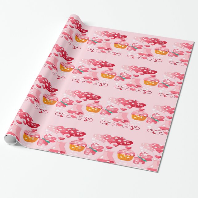 Presente Papel de embrulhamento de Dias de os namorados de  (Desenrolado)