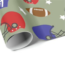 Papel de embrulhamento de festas de futebol esport