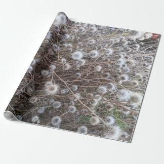 Presente papel de embrulhamento de flores