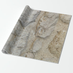 Presente Papel de embrulhamento de padrão de pedra