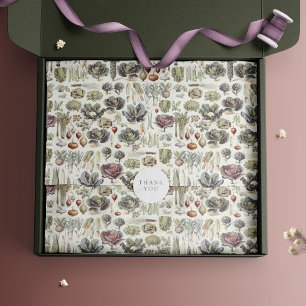 Presente Papel de embrulhamento de padrão vegetal do Adolph