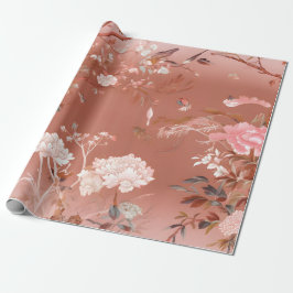 Presente Papel de embrulhamento de pedras cor-de-rosa Chino