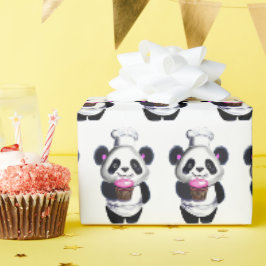Presente Papel de embrulhamento de Urso de Panda