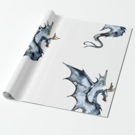 Presente Papel de embrulhamento do dragão