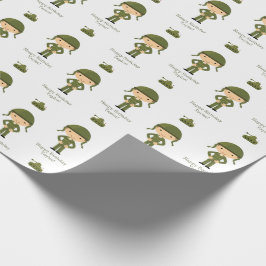 Presente Papel de embrulhamento do exército - Enrolação de