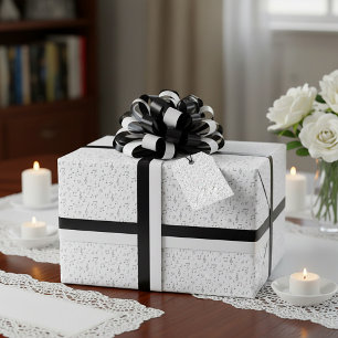 Presente Papel de embrulhamento musical