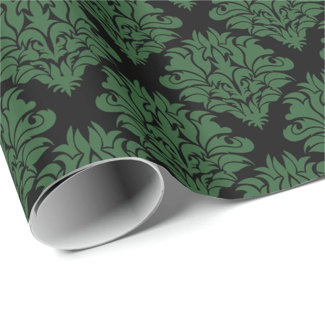 Presente Papel de embrulhamento verde para doação de danos (Ponta do rolo)