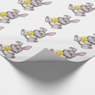 Presente Papel de embrulho/coelho da páscoa com ovo