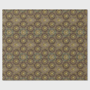 Presente Papel de embrulho, “Gilded Glam”