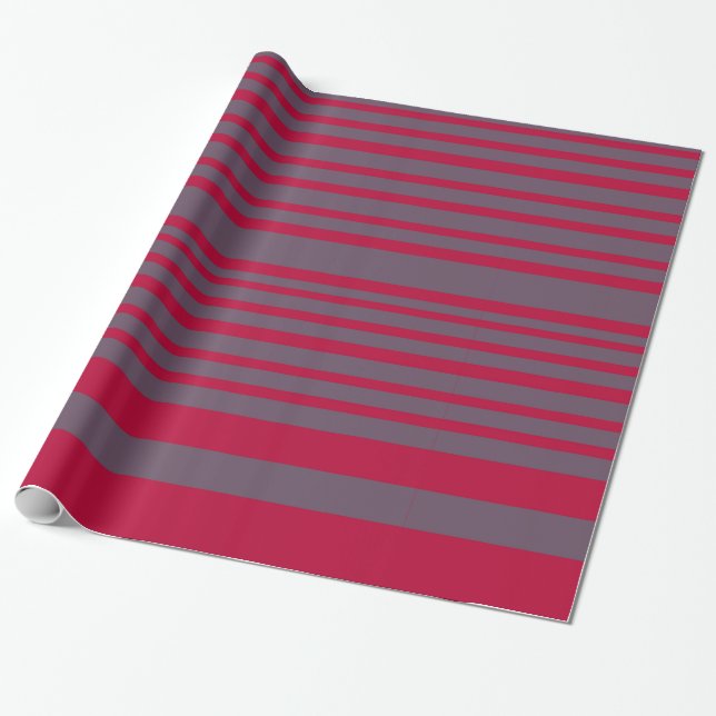 Presente Papel de embrulhoCinza vermelha (Desenrolado)