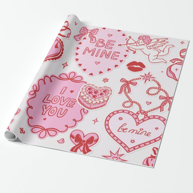 Presente Papel de empacotamento (Desenrolado)