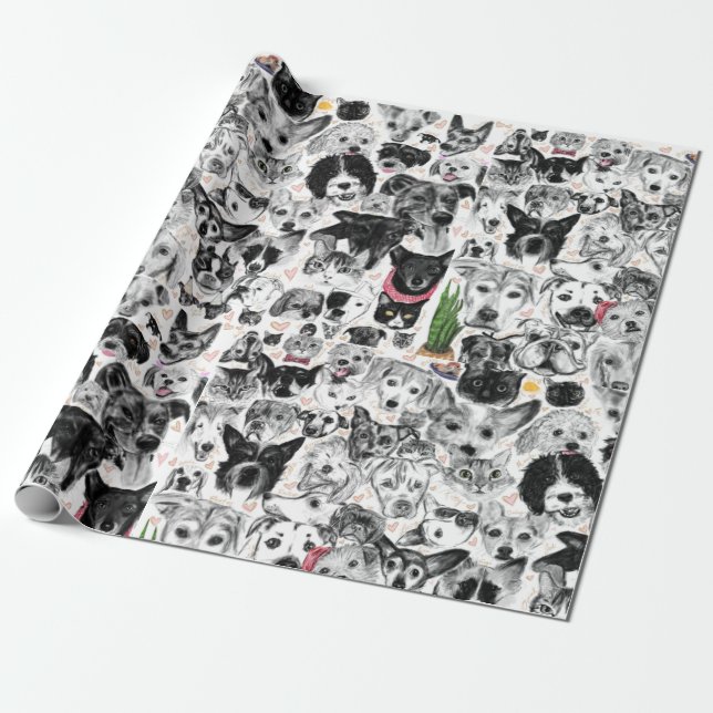 Presente Papel de empacotamento (Desenrolado)