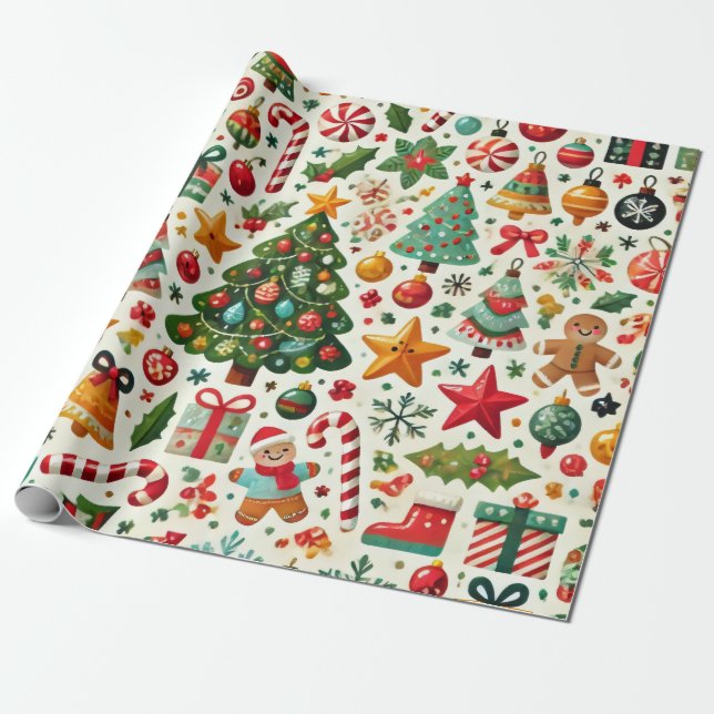 Presente Papel de empacotamento (Desenrolado)