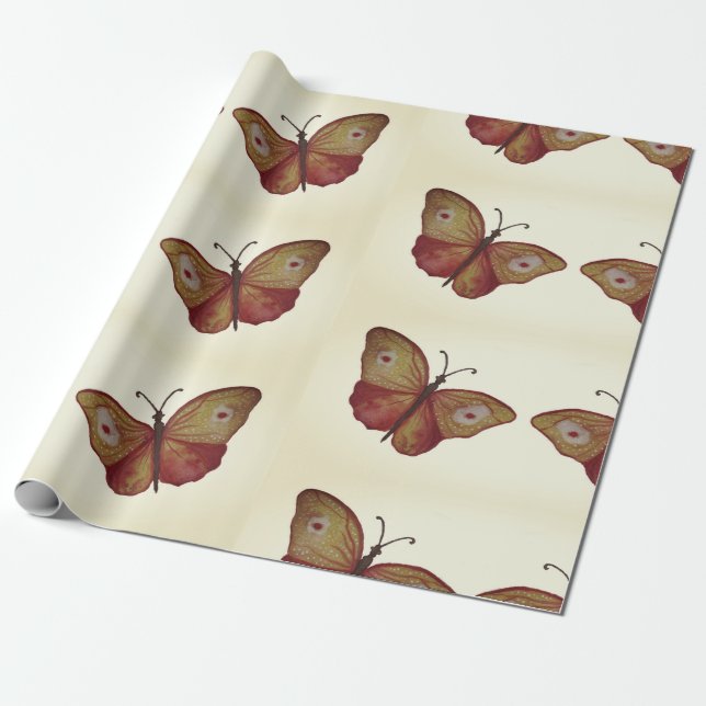 Presente Papel de empacotamento, 30 em x 6 pés (Desenrolado)