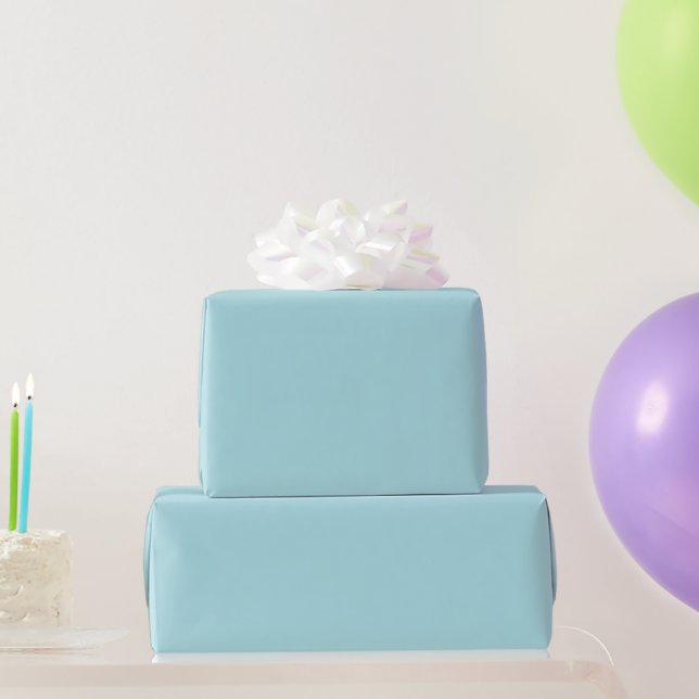 Presente Papel de empacotamento azul em pó (Presentes para festas)