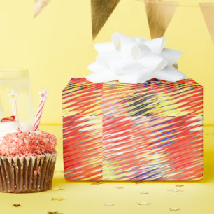 Presente Papel de empacotamento brilhante em cores