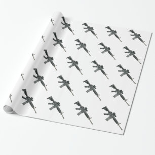 Presente Papel de empacotamento de armas M4