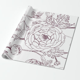 Presente Papel de empacotamento de contorno de ventilador |