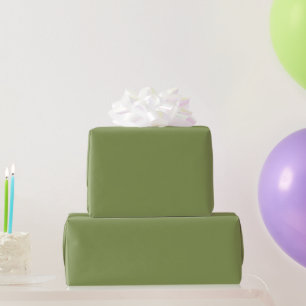 Presente Papel de empacotamento de cor verde da Moss