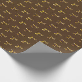 Presente Papel de empacotamento de eventos de segundo Doura