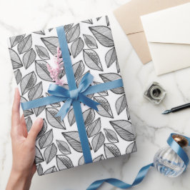 Presente Papel de empacotamento de folhas