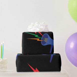 Presente Papel de empacotamento de ondas de som Megaphone