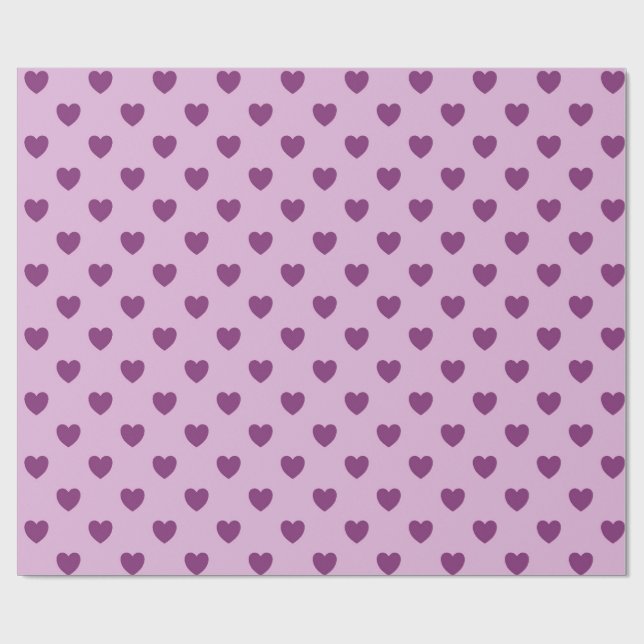 Presente Papel de empacotamento de padrão cardíaco (Aberto)