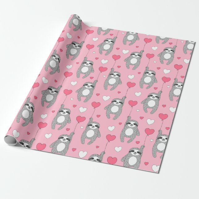 Presente Papel de empacotamento de padrão de inclinação (Desenrolado)