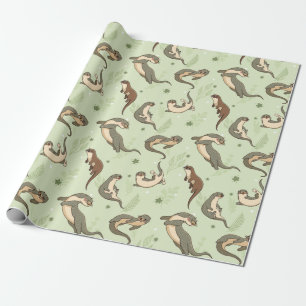 Presente Papel de empacotamento de padrão externo