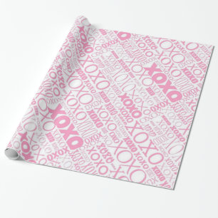 Presente Papel de empacotamento de padrões para Hugs e Bran