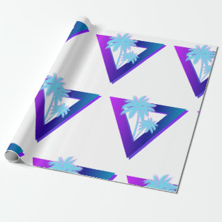 PRESENTE PAPEL DE EMPACOTAMENTO DE PALMEIRAS RETROWAVE SYNT