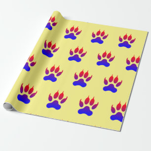 Presente Papel de empacotamento de pinças Tiger