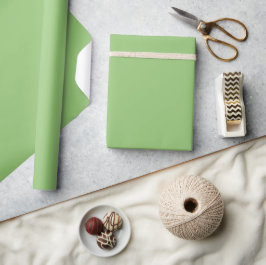 Presente Papel de empacotamento de pistachio Matte