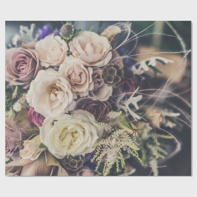 Presente Papel de empacotamento de presentes do Flores para (Aberto)