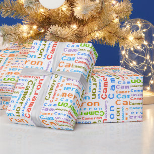 Presente Papel de empacotamento de presentes personalizado
