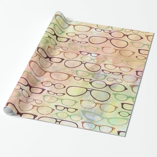 Presente Papel de empacotamento de quadros Eyeglass (Desenrolado)