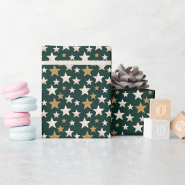 Presente Papel de empacotamento Elegante de padrão estrelad