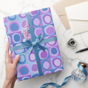 Presente papel de empacotamento em padrão de abstrato repet