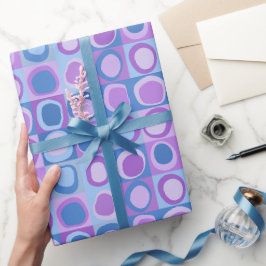 Presente papel de empacotamento em padrão de abstrato repet