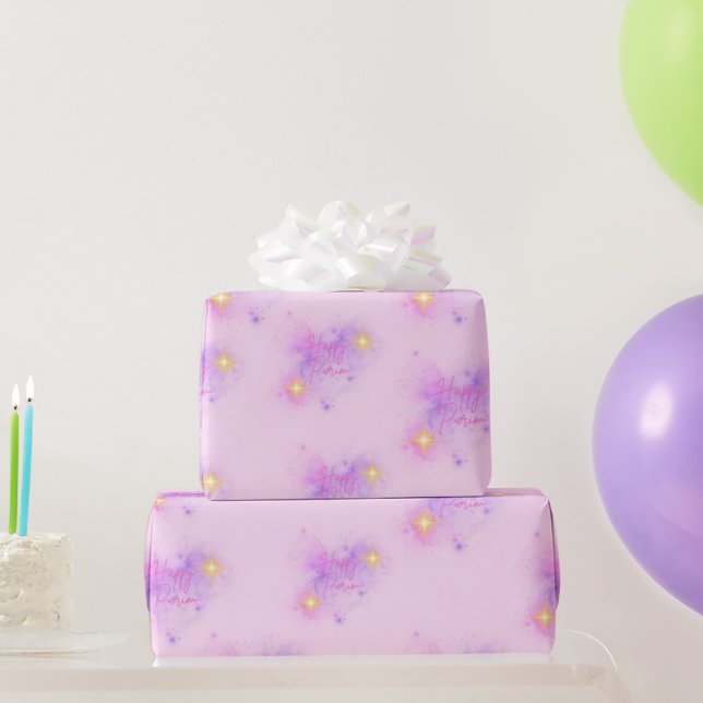 Presente Papel de empacotamento Feliz por Purim de 30" (Presentes para festas)