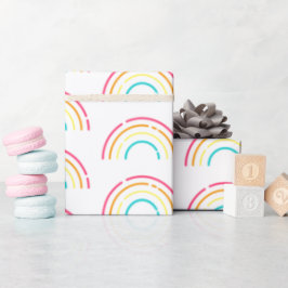 Presente Papel de empacotamento Neon Figure