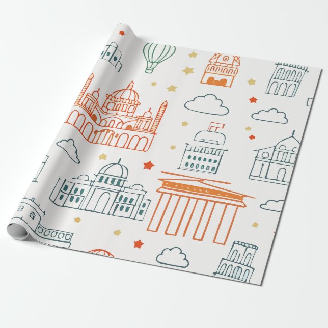 Presente Papel de empacotamento para crianças (Desenrolado)